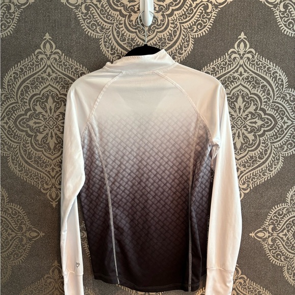 Pitt Gradient Quarter-Zip Jacket - Black and White Small - Picture 3 of 3